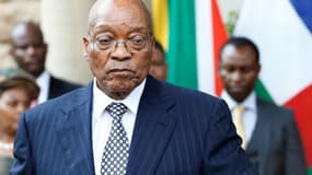 Le président sud-africain Jacob Zuma, le 5 avril 2017 à Pretoria
