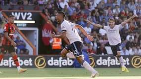 William Saliba exulte après son premier but en Premier League