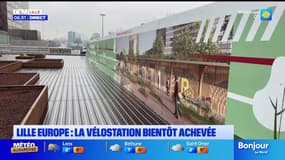 Lille Europe: la vélostation bientôt achevée