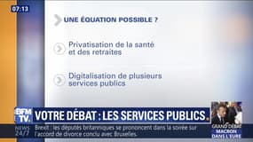 Votre débat : la pénurie des services publics