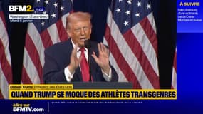 Donald Trump se moque des athlètes transgenres lors d'un discours