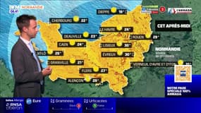 Météo Normandie: grand soleil sur la région, 30°C à Evreux et 22°C à Cherbourg