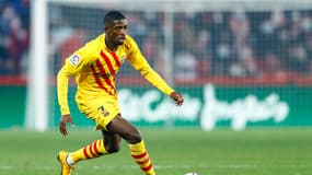 Ousmane Dembélé avec le Barça, le 8 janvier 2022