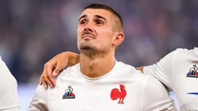 Thomas Ramos en août 2023 avec le XV de France