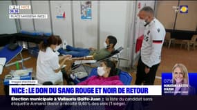 "Don du sang rouge et noir": l'opération de retour à Nice sur la place Masséna 