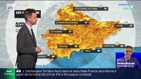 Météo Côte d'Azur: un temps nuageux et des températures autour de 16° C à Nice ce jeudi