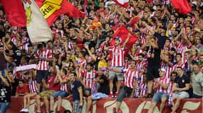 Des supporters de l'Atlético de Madrid