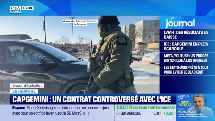 Capgemini : un contrat controversé avec l'ICE