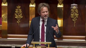 Boris Vallaud à l'Assemblée nationale ce mardi 14 janvier 2025.