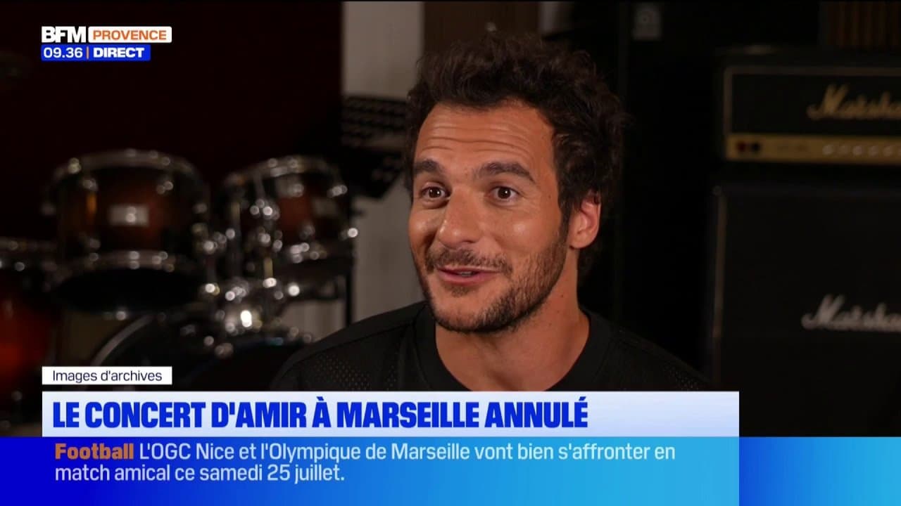 Sunset Live : le concert d'Amir à Marseille finalement annulé