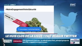 #Magnien, la chronique des réseaux sociaux : Le huis clos de la Ligue 1 fait réagir Twitter - 11/03