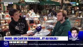Les Parisiens retrouvent le soleil en terrasse