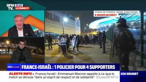 Les supporters israéliens arrivent au stade - 14/11