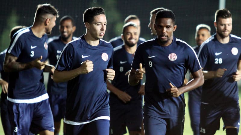 Samir Nasri et Samuel Eto'o (Antalyaspor)