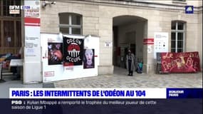 Paris: les intermittents de l'Odéon s'installent au 104