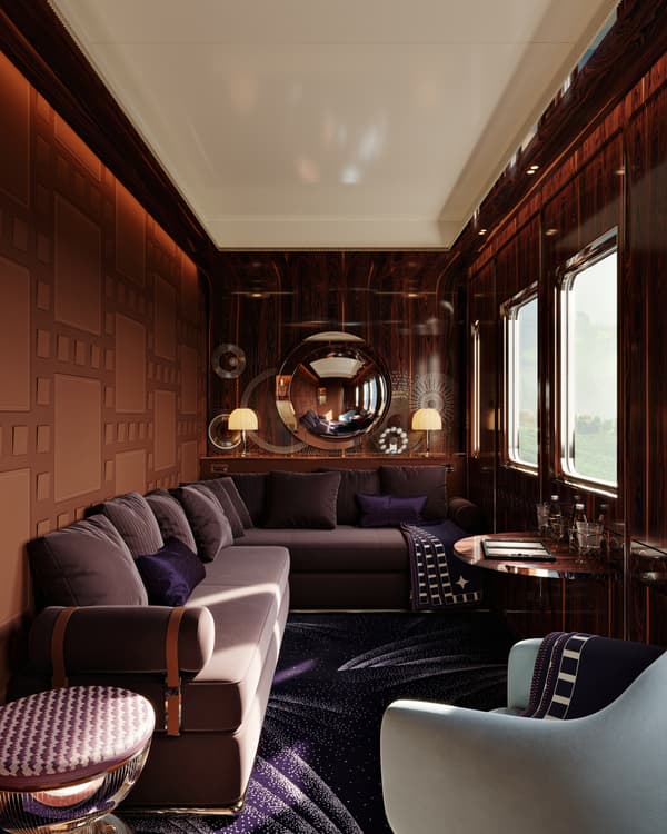 Wnętrze Orient Expressu Accor