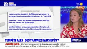 Tempête Alex: des travaux inachevés? 