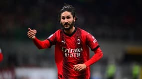 Yacine Adli, le 25 février 2024, contre l'Atalanta