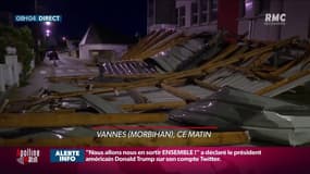 Tempête Alex: 80.000 foyers privés d’électricité dans le Morbihan, de gros dégâts constatés
