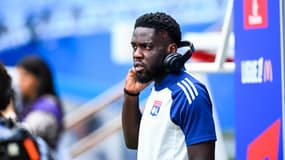 Orel Mangala avec l'OL le 24 août 2024.