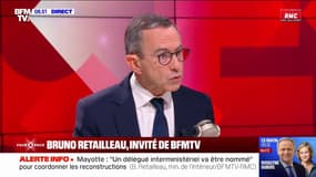 Demandes d'asile gelées pour les Syriens: "C'est déjà le cas", explique Bruno Retailleau