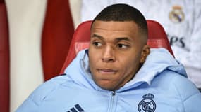 Kylian Mbappé lors du match Lille-Real Madrid (1-0, Ligue des champions), le 2 octobre 2024