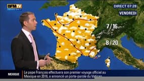 La météo pour ce mercredi 7 octobre 2015