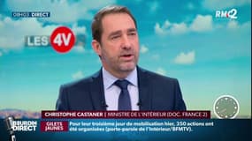 "Gilets jaunes": Christophe Castaner dénonce "une dérive totale" et une "radicalisation"
