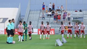 L'AC Ajaccio dans son stade François-Coty