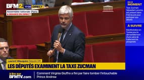 Taxe Zucman: "Nous sommes contre la 'taxemania'", lance Laurent Wauquiez (LR)