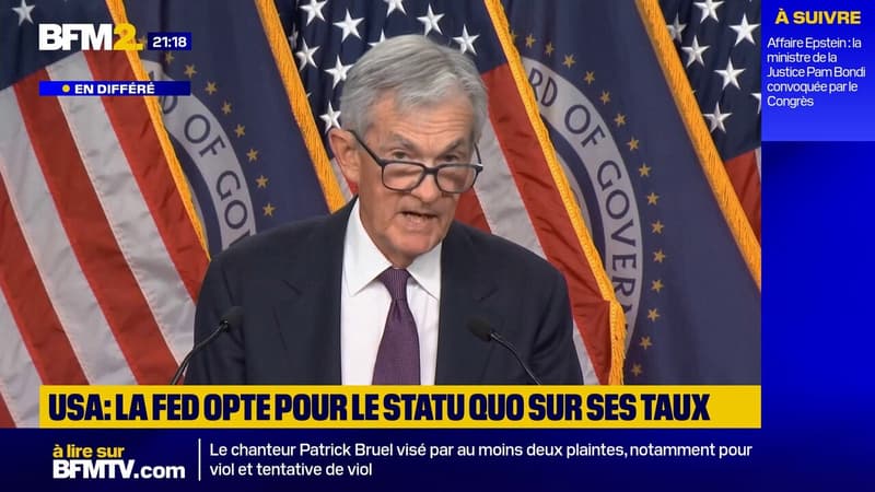 "Je n'ai aucune intention de quitter le conseil d'administration tant que l'enquête ne sera pas véritablement terminée, en toute transparence et de manière définitive", déclare le président de la FED, Jerome Powell
