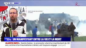 Sainte-Soline : un manifestant victime d'un traumatisme crânien entre la vie et la mort