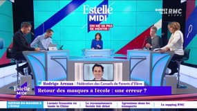 "Il faut arrêter de faire tourner les enfants en bourrique. Quand on prend une décision, il faut mettre en place les moyens de l'appliquer." Rodrigo Arenas souhaite plus de clarté de la part du gouvernement sur les mesures sanitaires à l'école.