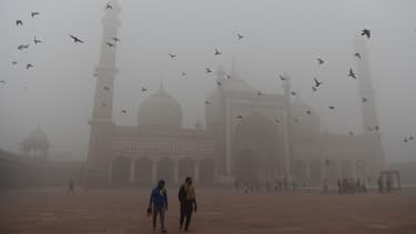 Pollution de l'air en Inde (photo d'illustration)