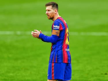 Lionel Messi lors de Séville-Barça le 27 février 2021