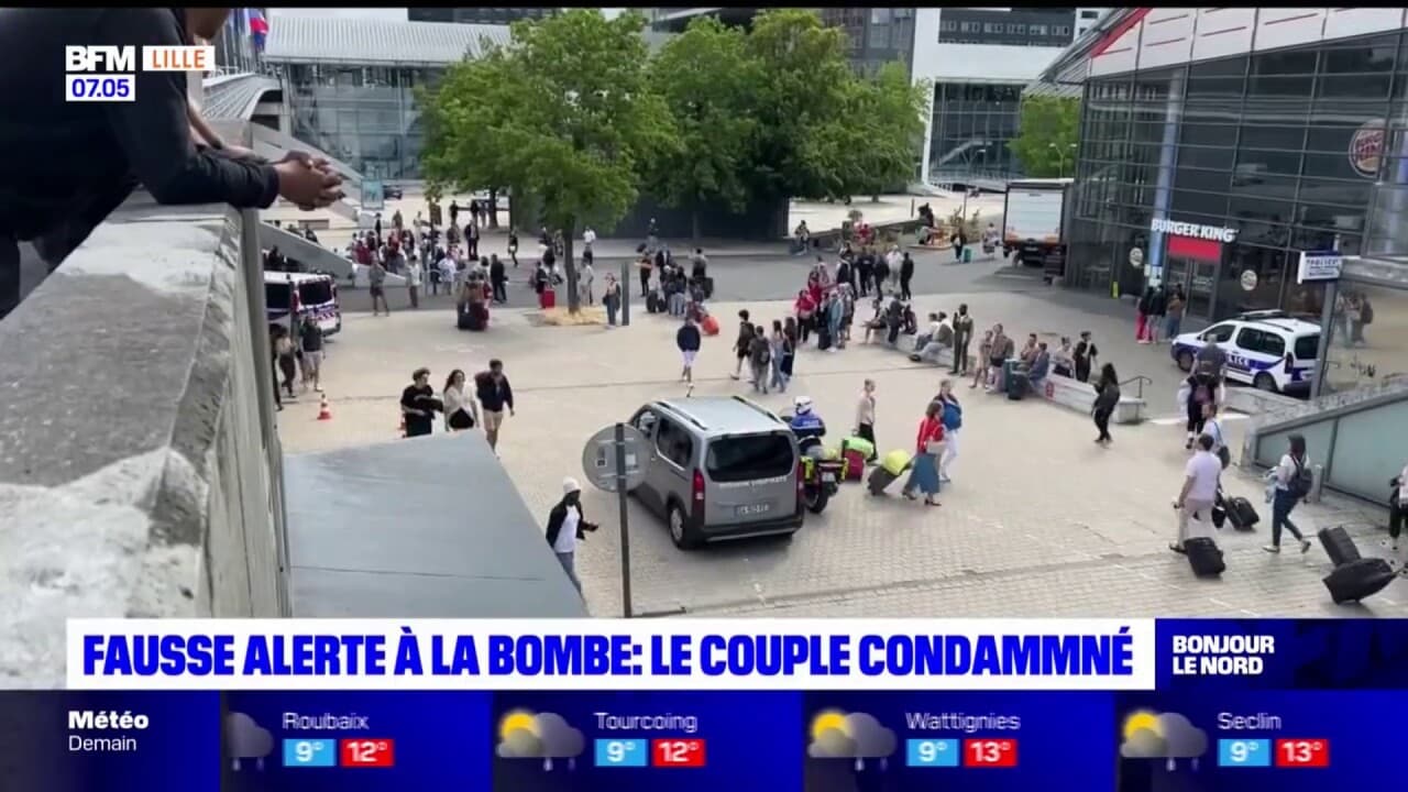 Fausse Alerte à La Bombe à La Gare Lille Europe Le Couple Condamné à 32000 Euros De Dommages
