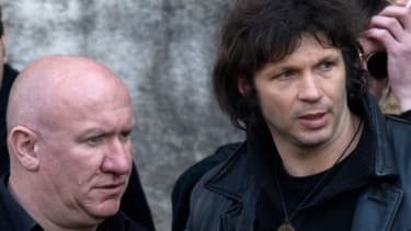 Noir Désir, ici en 2009 avec Denis Barthe à gauche et Bertrand Cantat à droite, a dénoncé le mode de vie des Golden boys dans "l'homme pressé".