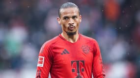 Leroy Sané avec le Bayern face à Leipzig en Bundesliga, le 3 mai 2025.