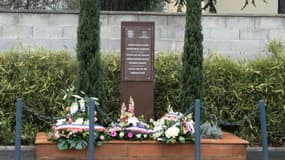 Mémorial en hommage aux militaires tués en 2012 par Mohamed Merah, le 15 mars 2017 à Montauban