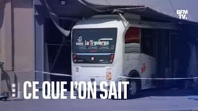 L'accident de minibus s'est produit ce mardi aux alentours de midi