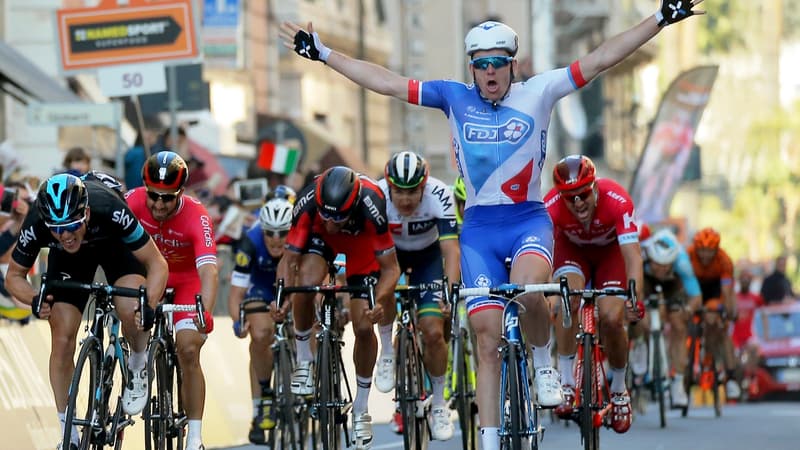 Arnaud Démare a déjà levé les bras cette saison en Italie, à Milan-San Remo.