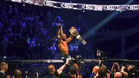Salahdine Parnasse au KSW 93 à Paris en avril 2024