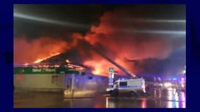 Le feu s'est déclanché au coeur du café nommé "Poligon" 