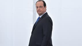 François Hollande lors de sa visite à Clermont-Ferrand, le 18 avril