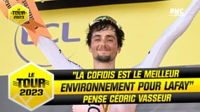 Tour de France :  la Cofidis "le meilleur environnement" pour Victor Lafay pense Vasseur