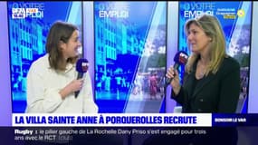 C Votre Emploi Var: l’émission du 09/03/2022 avec Sandra Delamotte, directrice de Villa Sainte Anne à Porquerolles