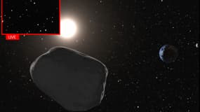 Le passage de l'astéroïde à proximité de la Terre a été diffusé en direct sur Slooh.com