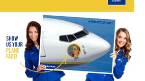 Le principe du concours : expliquer pourquoi c'est leur portrait qui doit figurer sur un des avions Ryanair. 