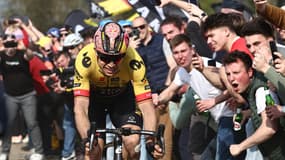 Wout Van Aert sur Paris-Roubaix.