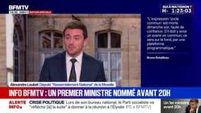 Le RN n'a pas été invité à la réunion à l'Élysée: "On en a marre des tractations, nous appelons à des élections", déclare Alexandre Loubet, député RN